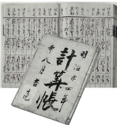 森下南陽堂創業前の計算帳、1891年（森下仁丹）